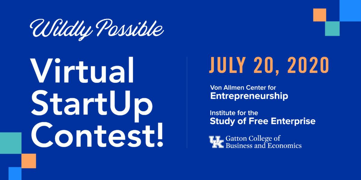 Wildly Possible Virtual Startup Contest Flyer